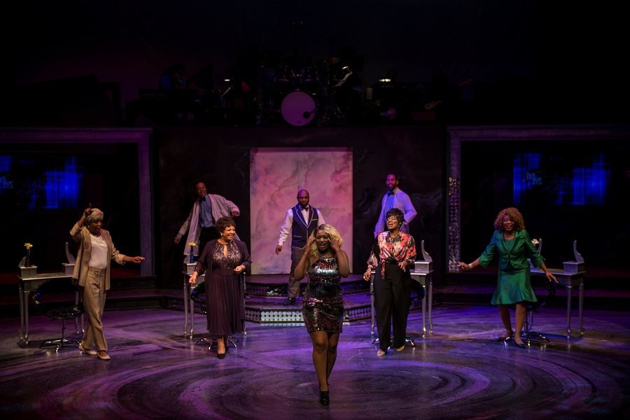 A scene from Dynamite Divas at Black Ensemble Theater