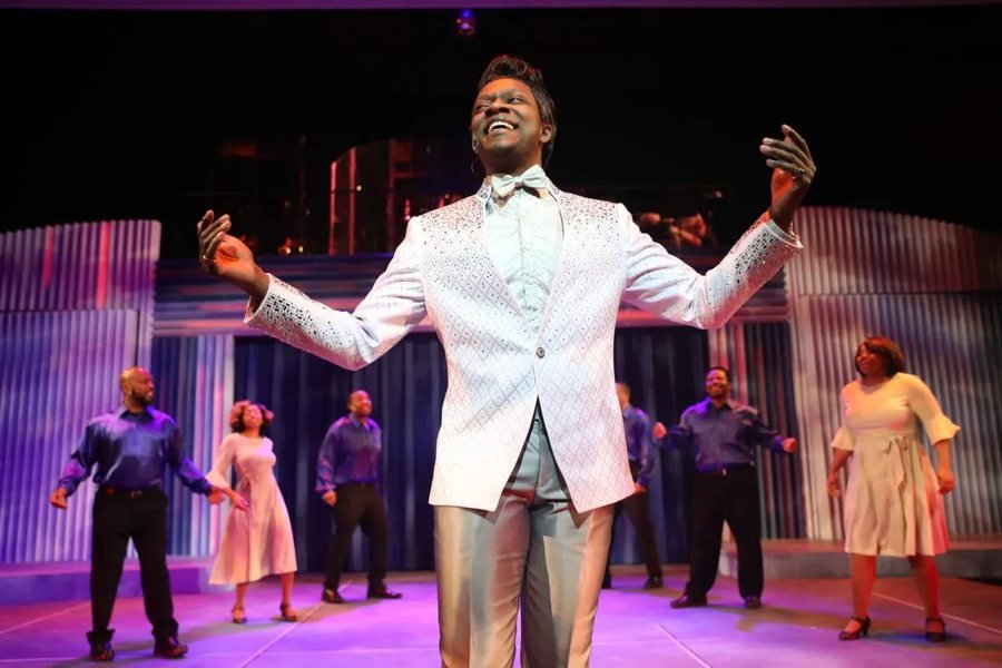 A scene from The Jackie Wilson Story at Black Ensemble Theater