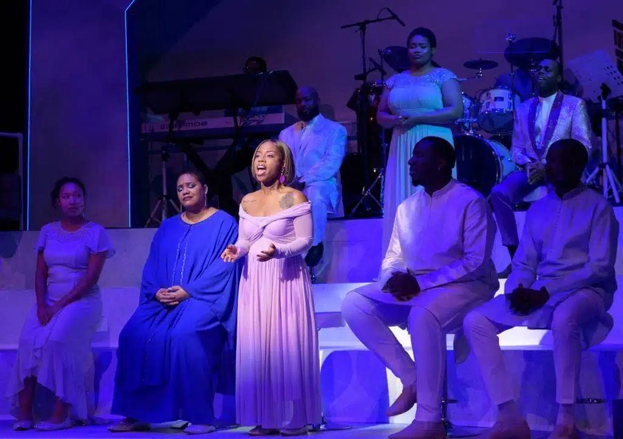 A scene from The Marvin Gaye Story at Black Ensemble Theater